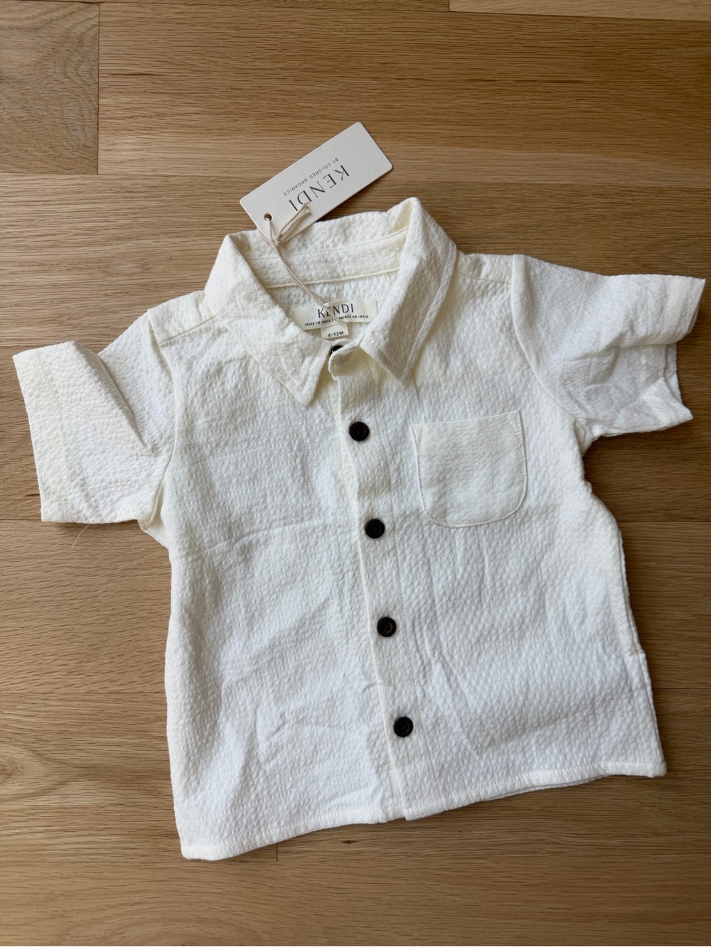 Colored Organics button down shirt